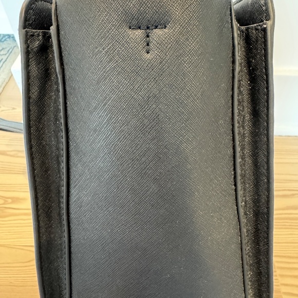 Tory Burch Black Leather Tote/Laptop Bag - Picture 5 of 14